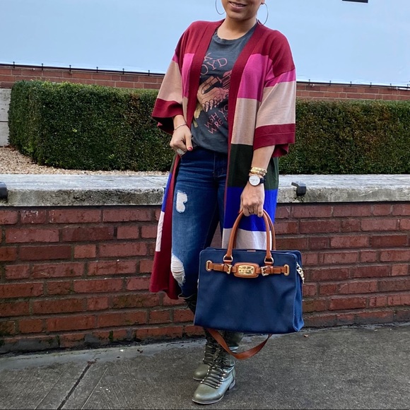 Colorblock cardigan, AKIRA, New!! - Picture 3 of 7